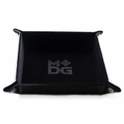 MET533 Black Velvet Folding Dice Tray 10in x 10in Metallic Dice Games (ONLINE ORDER ONLY)