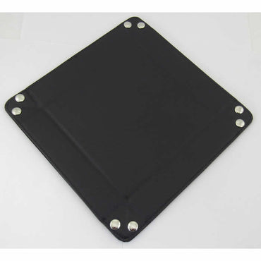 MET533 Black Velvet Folding Dice Tray 10in x 10in Metallic Dice Games (ONLINE ORDER ONLY)