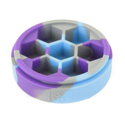 MET924 Purple Gray Light Blue Silicone Round Dice Case Holds 7 Dice (ONLINE ORDER ONLY)