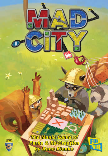 MFG4133 Mad City Board Game Mayfair Games (ONLINE ORDER ONLY)