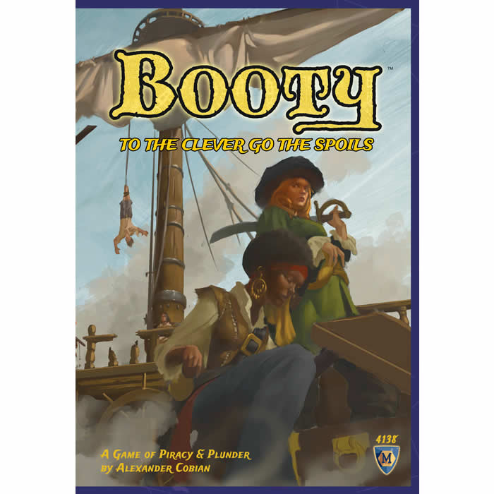 MFG4138 Booty To The Clever Go The Spoils Strategy Game Mayfair Games (ONLINE ORDER ONLY)