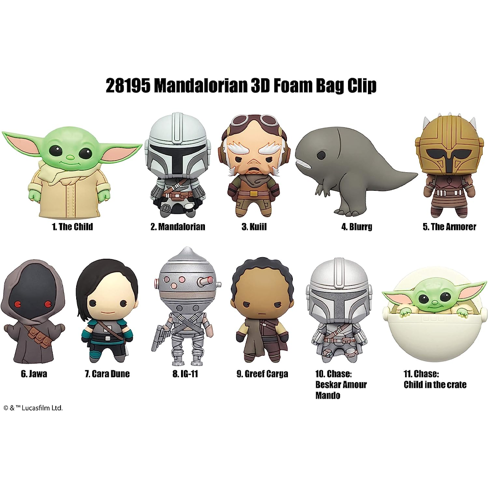 Monogram: Star Wars: The Mandalorian Series 1 - 3D Foam Bag Clip Blind Bag (ONLINE ORDER ONLY)