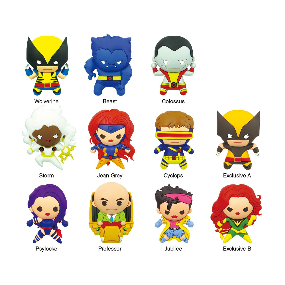 Monogram: Marvel X-Men - 3D Foam Bag Clip Blind Bag (ONLINE ORDER ONLY)
