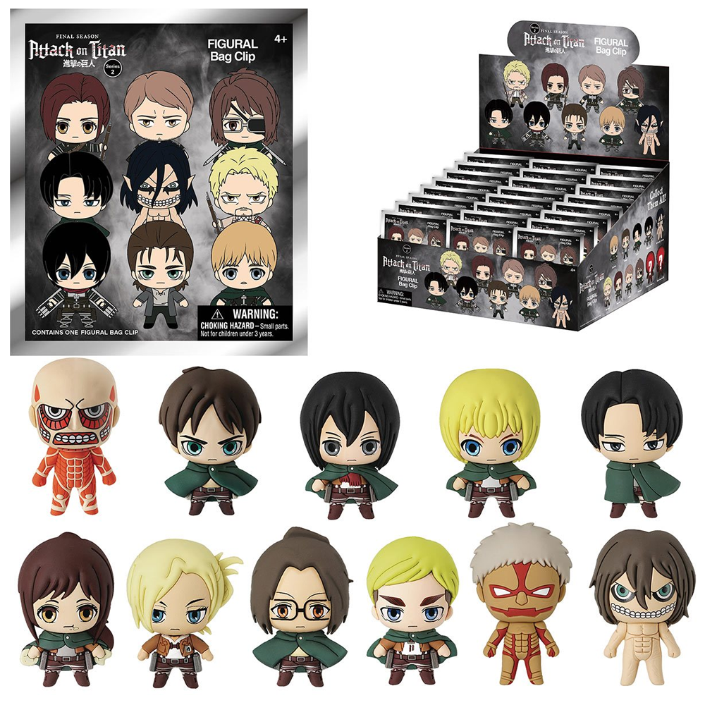 Monogram: Attack on Titan Series 2 - 3D Foam Bag Clip Blind Bag (ONLINE ORDER ONLY)