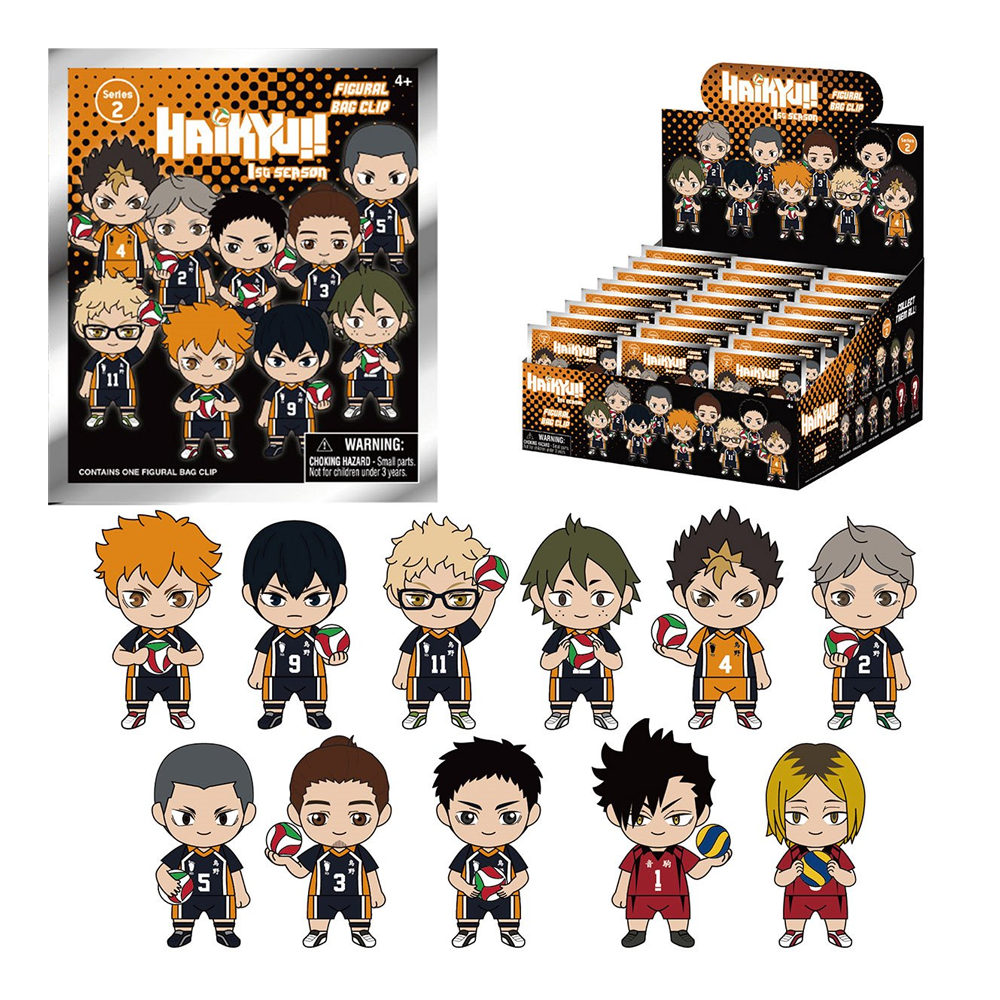 Monogram: Haikyuu!! Series 2 - 3D Foam Bag Clip Blind Bag (ONLINE ORDER ONLY)