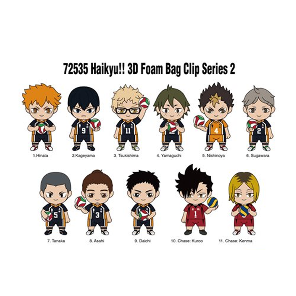 Monogram: Haikyuu!! Series 2 - 3D Foam Bag Clip Blind Bag (ONLINE ORDER ONLY)