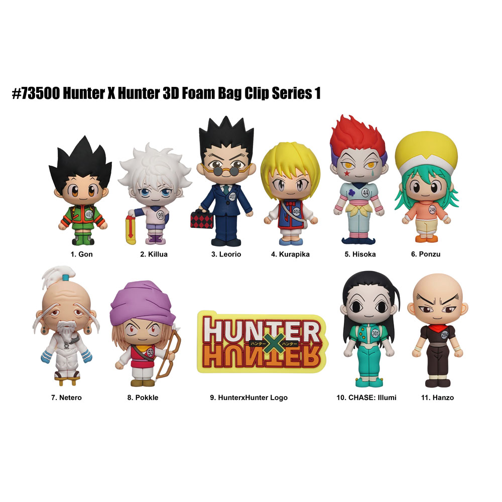 Monogram: Hunter X Hunter Series 1 - 3D Foam Bag Clip Blind Bag (ONLINE ORDER ONLY)