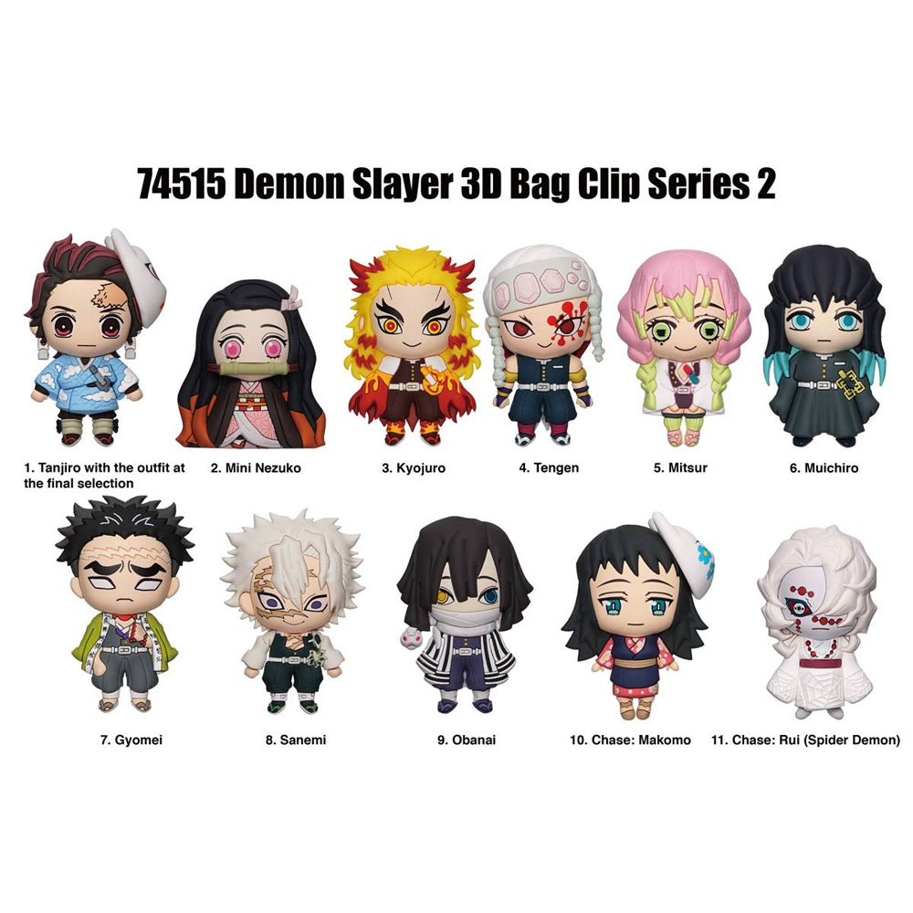 Monogram: Demon Slayer: Kimetsu no Yaiba Series 2 - 3D Foam Bag Clip Blind Bag (ONLINE ORDER ONLY)