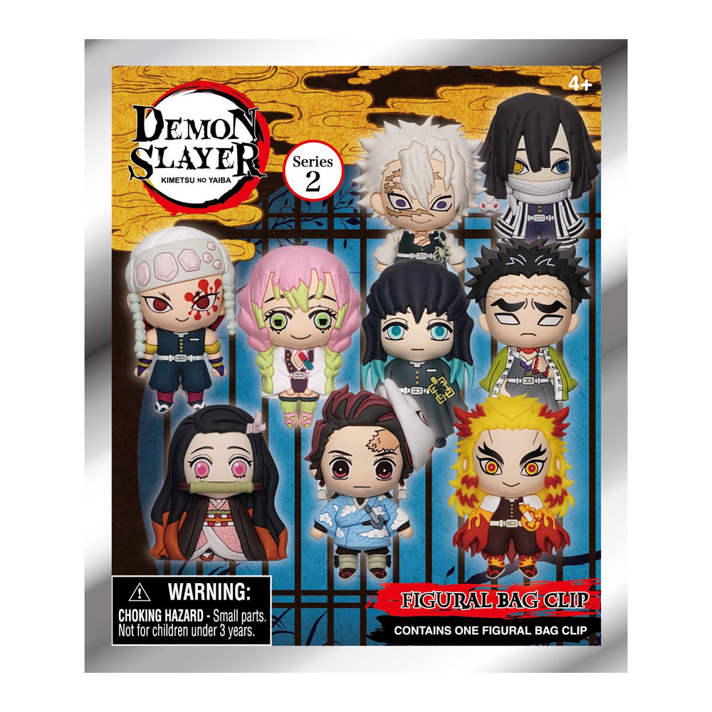 Monogram: Demon Slayer: Kimetsu no Yaiba Series 2 - 3D Foam Bag Clip Blind Bag (ONLINE ORDER ONLY)