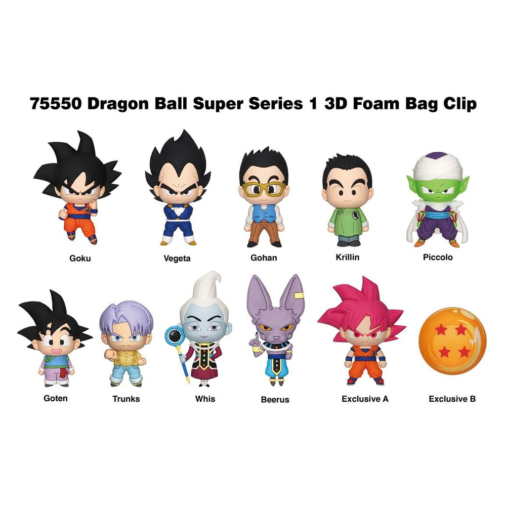 Monogram: Dragon Ball Z Series 1 - 3D Foam Bag Clip Blind Bag (ONLINE ORDER ONLY)