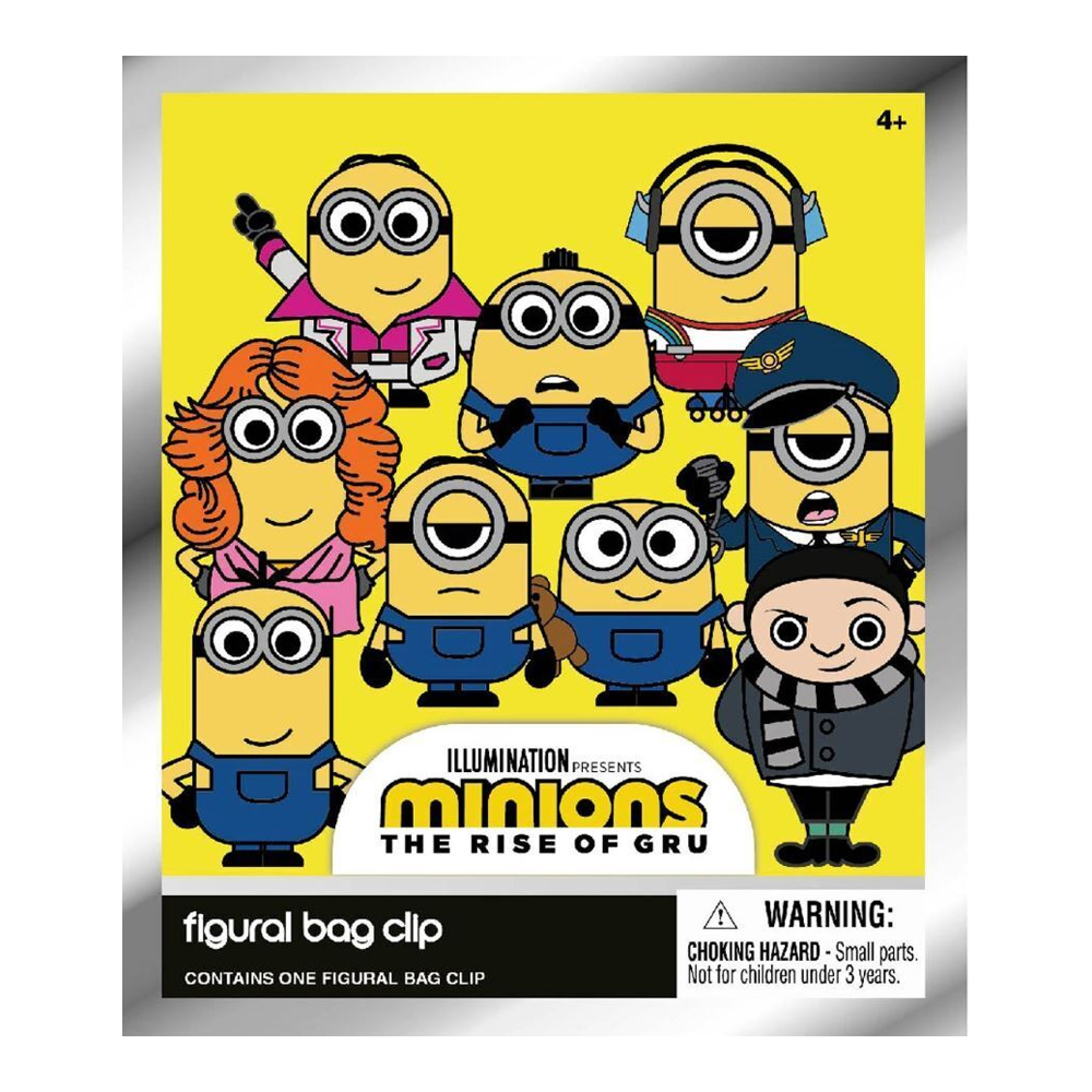 Monogram: Minions: The Rise of Gru Series 1 - 3D Foam Bag Clip Blind Bag (ONLINE ORDER ONLY)
