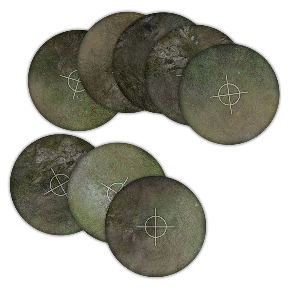 Terrain Crate: Objective Templates - 40mm + 6″ diameter - Fantastic Fantasy (ONLINE ORDER ONLY)
