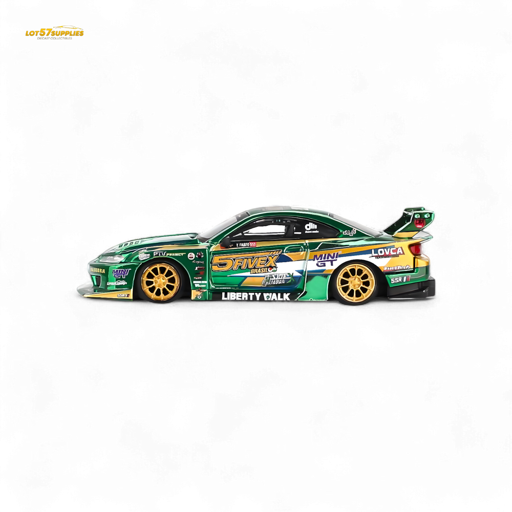 Mini-GT Nissan S15 Silvia LB-Super Silhouette 2024 Fausto Racing #858 1:64 (ONLINE ORDER ONLY)