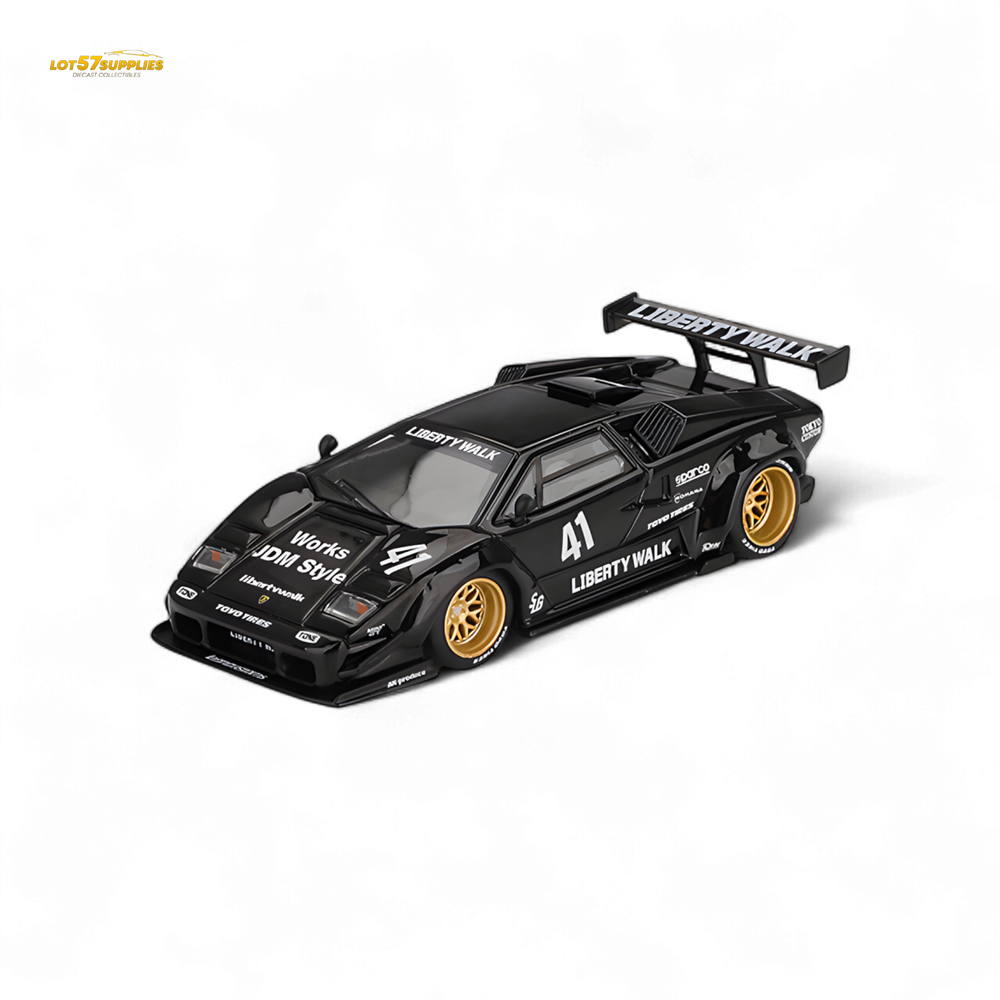 (Pre-Order) Mini GT Lamborghini Countach LB-WORKS - Black 1:64 (Online Order Only)