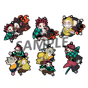 [PRE-ORDER] Megahouse: Demon Slayer: Kimetsu no Yaiba - Rubber Mascot Buddycolle Vol. 1 - 1 Blind Box (ONLINE ORDER ONLY)