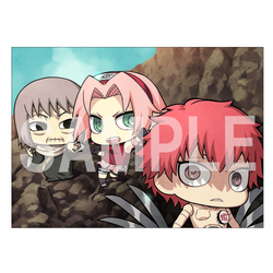 Chimi-Mega Buddy Series: Naruto Shippuden - Haruno Sakura and Sasori (With Gift) (ONLINE ORDER ONLY)