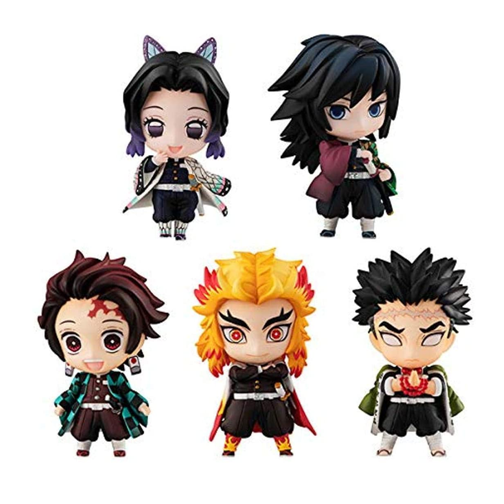Megahouse: Demon Slayer: Kimetsu no Yaiba - Tanjiro and the Hashiras Mascot Set A Figures (Set of 5) (ONLINE ORDER ONLY)