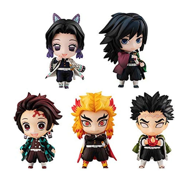 Megahouse: Demon Slayer: Kimetsu no Yaiba - Tanjiro and the Hashiras Mascot Set A Figures (Set of 5) (ONLINE ORDER ONLY)