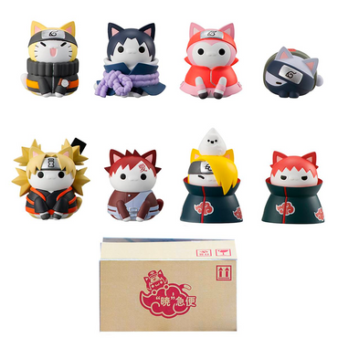 Megahouse Mega Cat Project: Naruto-Nyaruto! - Battle with Akatsuki Box of 8 Figures (With Gift) (ONLINE ORDER ONLY)