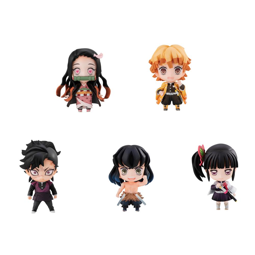 Megahouse: Demon Slayer: Kimetsu no Yaiba - Tanjiro & Friends Mascot Box of 5 Figures (With Gift) (ONLINE ORDER ONLY)