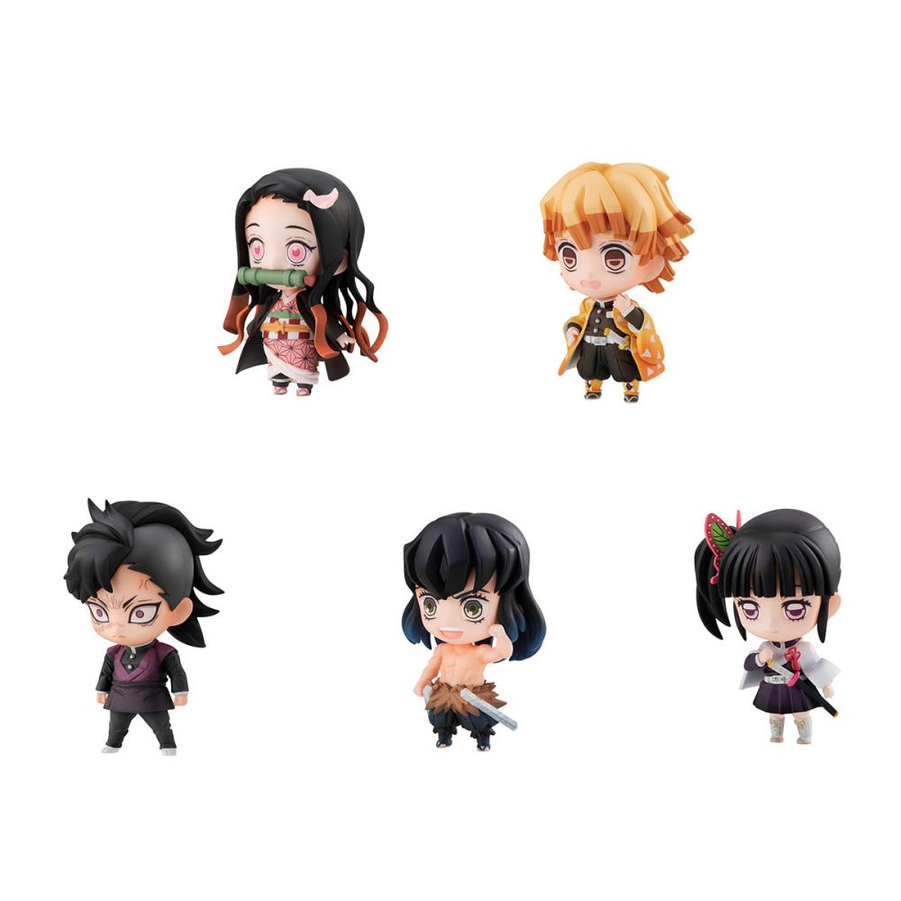 Megahouse: Demon Slayer: Kimetsu no Yaiba - Tanjiro & Friends Mascot Box of 5 Figures (With Gift) (ONLINE ORDER ONLY)