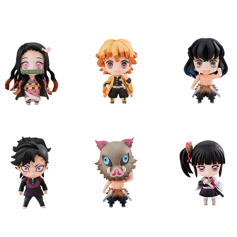 Megahouse: Demon Slayer: Kimetsu no Yaiba - Tanjiro & Friends Mascot Box of 5 Figures (With Gift) (ONLINE ORDER ONLY)
