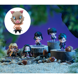 Megahouse: Demon Slayer: Kimetsu no Yaiba - Tanjiro & Friends Mascot Box of 5 Figures (With Gift) (ONLINE ORDER ONLY)