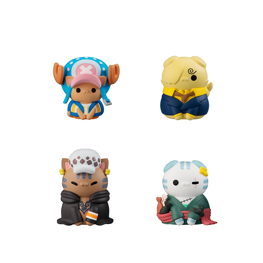 Megahouse Mega Cat Project: One Piece - Nyan Piece Nyan! I’m gonna be king of Paw-rates!! Vol.1 Box of 8 Figures (With Gift) (ONLINE ORDER ONLY)