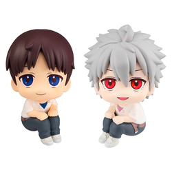 [PRE-ORDER] Megahouse: Look Up Series - Evangelion: 3.0+1.0 Thrice Upon a Time - Shinji Ikari and Kaworu Nagisa Figures (With Gift) (ONLINE ORDER ONLY)