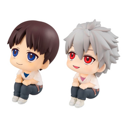 [PRE-ORDER] Megahouse: Look Up Series - Evangelion: 3.0+1.0 Thrice Upon a Time - Shinji Ikari and Kaworu Nagisa Figures (With Gift) (ONLINE ORDER ONLY)