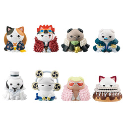 Megahouse Mega Cat Project: One Piece - Nyan Piece Nyaan! Luffy with Rivals Box of 8 Figures (With Gift) (ONLINE ORDER ONLY)