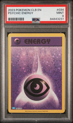 2023 POKEMON BLASTOISE & SUICUNE ex DECK PSYCHIC ENERGY #34 PSA 9 (Online Order Only)