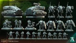 3D Printed Archvillain Games Argo Commando Morior Invictus Argo Commando 28 32mm D&D (Online Only)