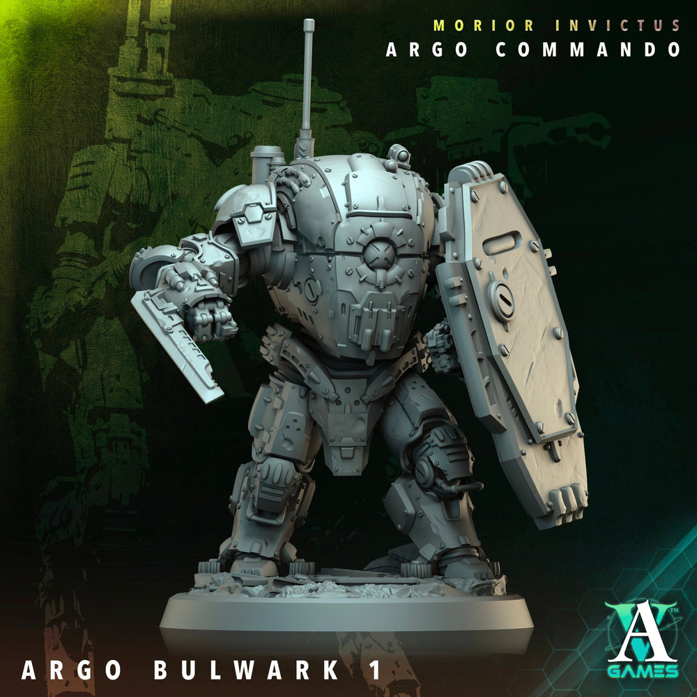3D Printed Archvillain Games Argo Bulwark Morior Invictus Argo Commando 28 32mm D&D (Online Only)