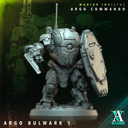 3D Printed Archvillain Games Argo Bulwark Morior Invictus Argo Commando 28 32mm D&D (Online Only)