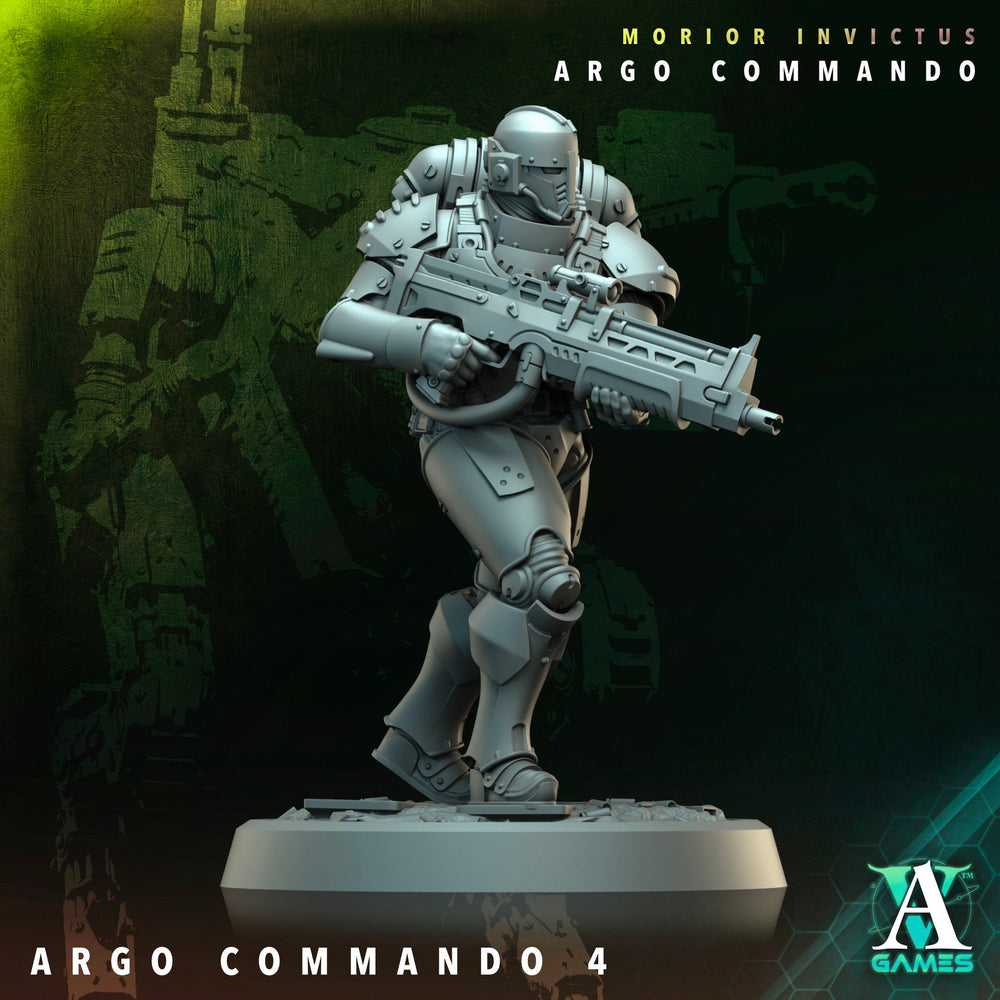 3D Printed Archvillain Games Argo Commando Morior Invictus Argo Commando 28 32mm D&D (Online Only)