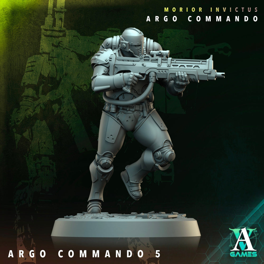 3D Printed Archvillain Games Argo Commando Morior Invictus Argo Commando 28 32mm D&D (Online Only)
