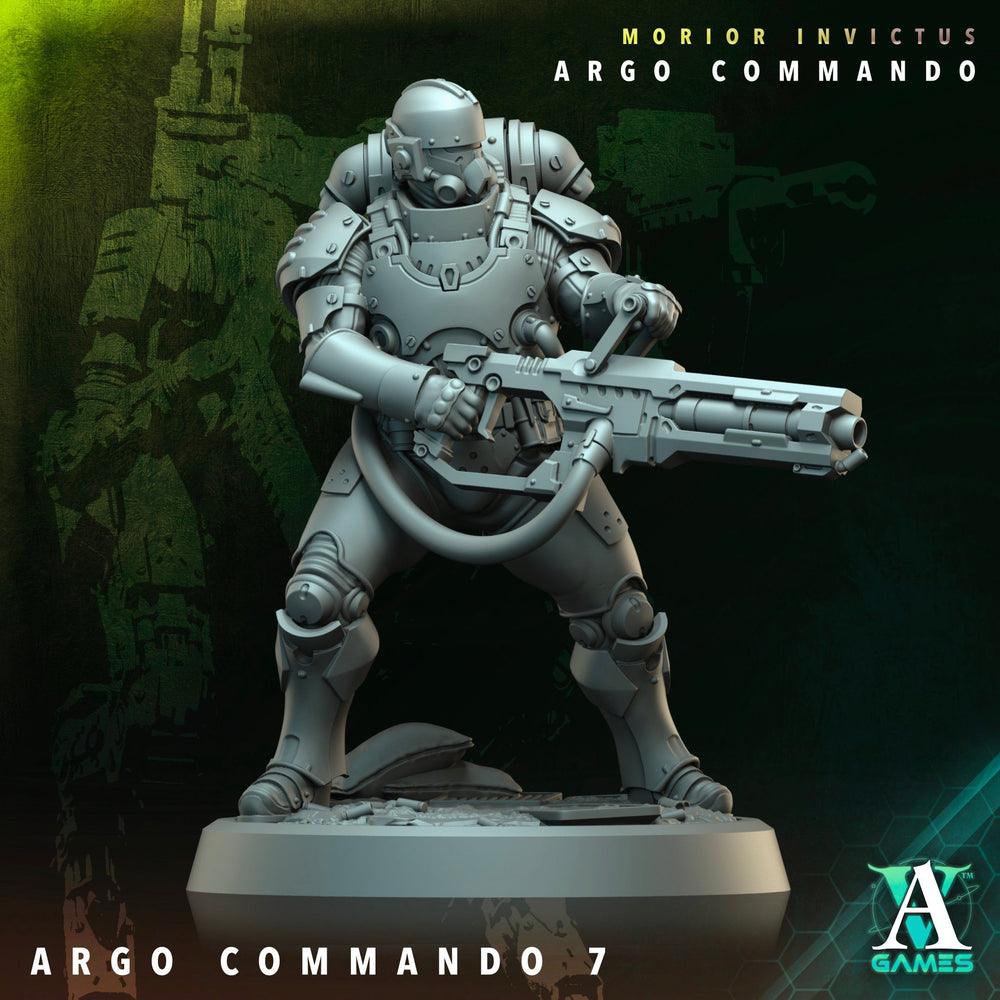 3D Printed Archvillain Games Argo Commando Morior Invictus Argo Commando 28 32mm D&D (Online Only)