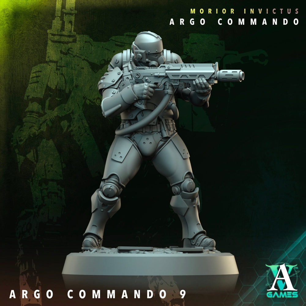 3D Printed Archvillain Games Argo Commando Morior Invictus Argo Commando 28 32mm D&D (Online Only)