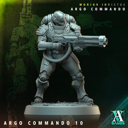 3D Printed Archvillain Games Argo Commando Morior Invictus Argo Commando 28 32mm D&D (Online Only)