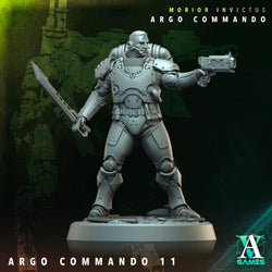 3D Printed Archvillain Games Argo Commando Morior Invictus Argo Commando 28 32mm D&D (Online Only)