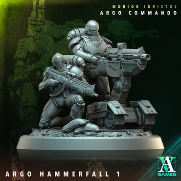 3D Printed Archvillain Games Argo Hammerfall Morior Invictus Argo Commando 28 32mm D&D (Online Only)