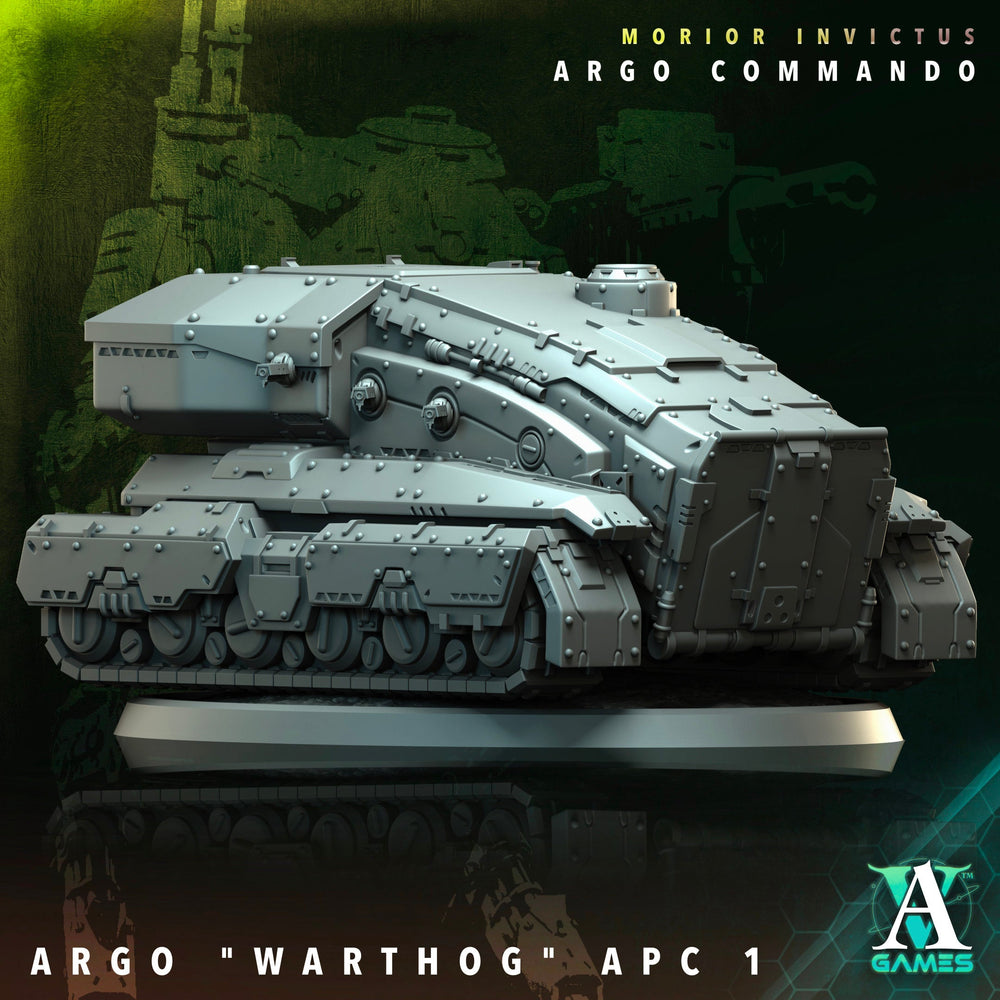 3D Printed Archvillain Games Argo Warthog APC Morior Invictus Argo Commando 28 32mm D&D (Online Only)