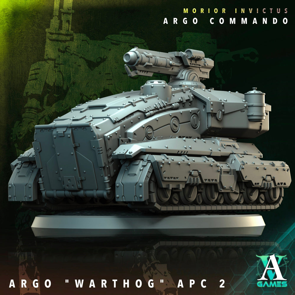 3D Printed Archvillain Games Argo Warthog APC Morior Invictus Argo Commando 28 32mm D&D (Online Only)