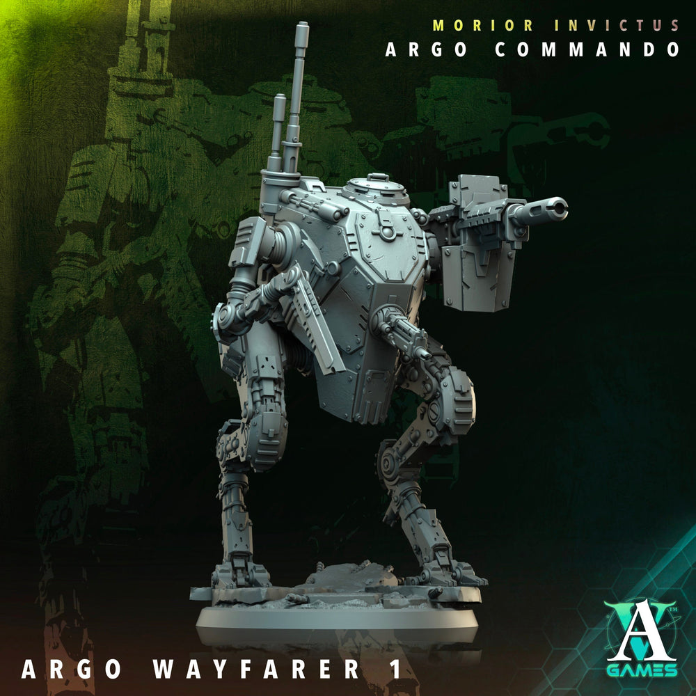 3D Printed Archvillain Games Argo Wayfarer Morior Invictus Argo Commando 28 32mm D&D (Online Only)