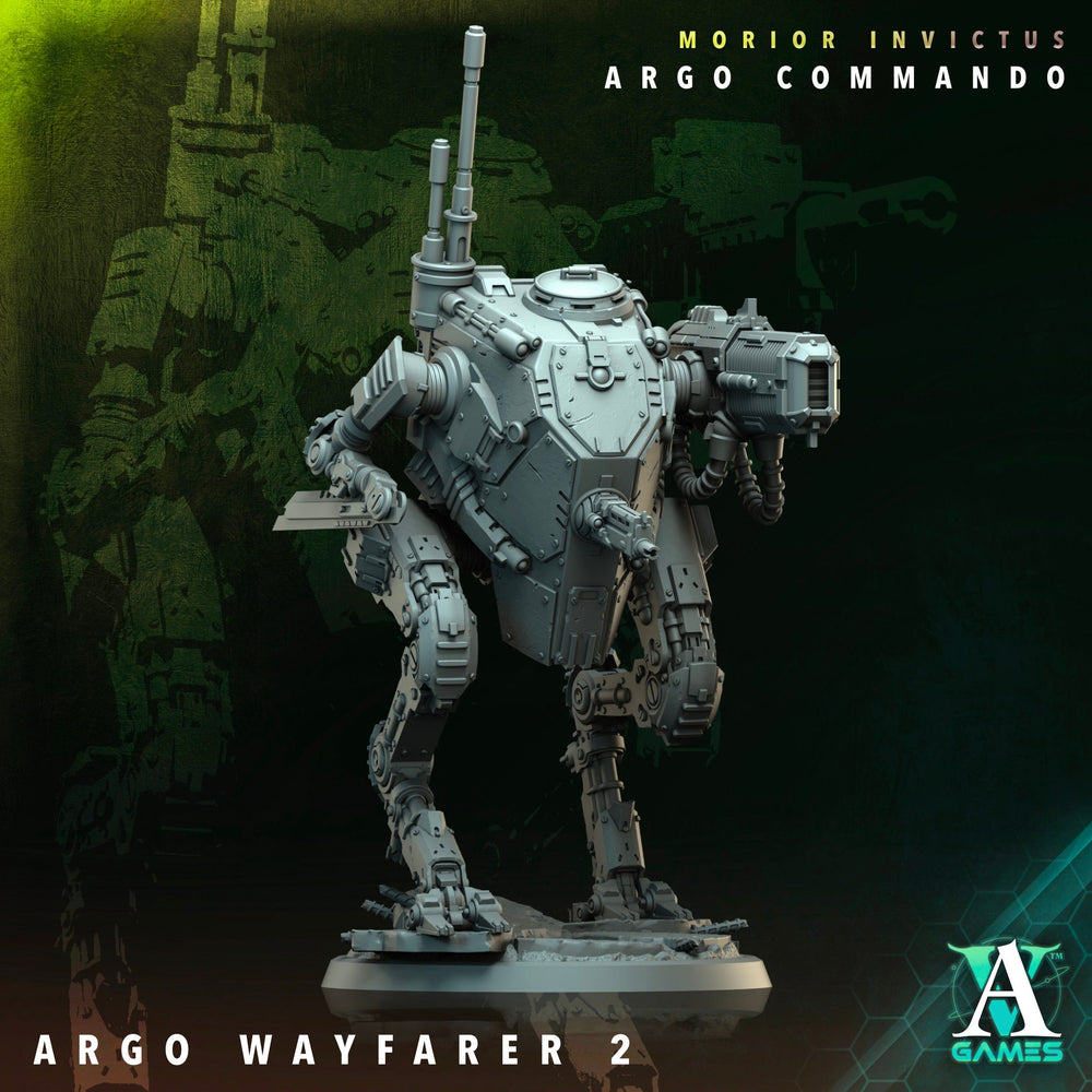 3D Printed Archvillain Games Argo Wayfarer Morior Invictus Argo Commando 28 32mm D&D (Online Only)