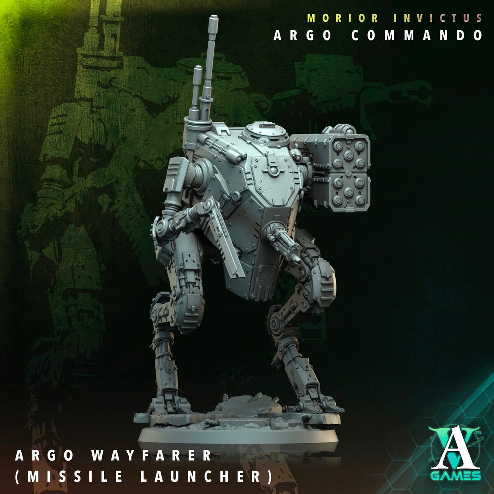 3D Printed Archvillain Games Argo Wayfarer Morior Invictus Argo Commando 28 32mm D&D (Online Only)
