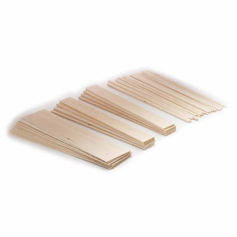 MID0030 Balsa Craft Pack Various Sizes And Shapes (ONLINE ORDER ONLY)