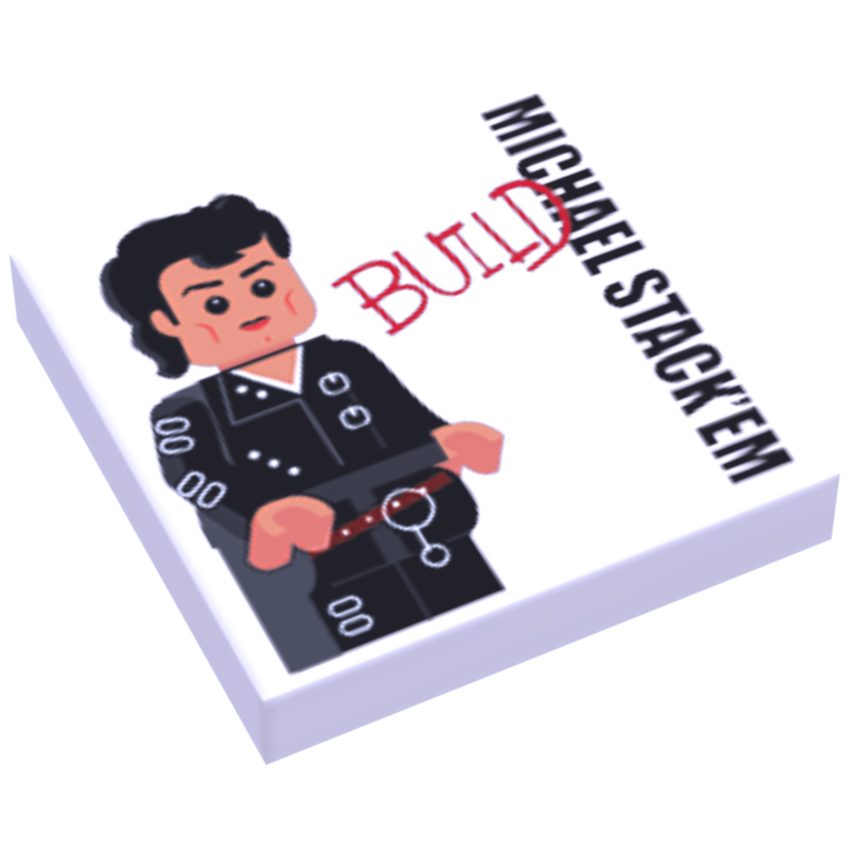 Michael Stack'em, Build - B3 Customs ® Music Album Cover (2x2 Tile) (Online Order Only)