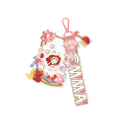 MJ Studio: Emma Secret Forest Cherry Blossom Series Shaker Keychain - Red Apple Candy (ONLINE ORDER ONLY)
